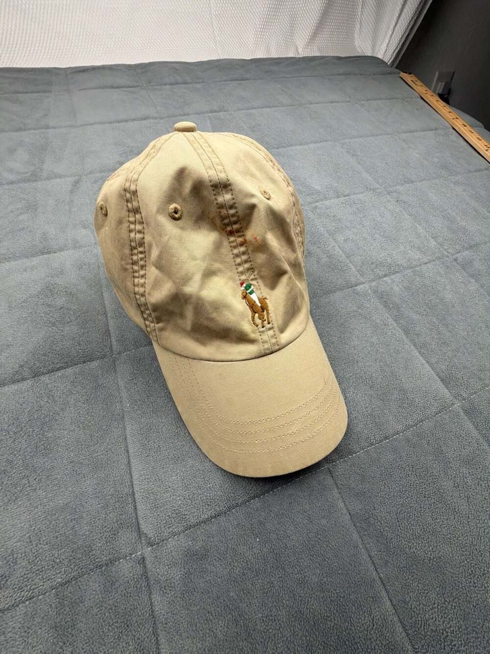 Polo Ralph Lauren Tan Baseball Cap with Leather Strap - Picture 7 of 10